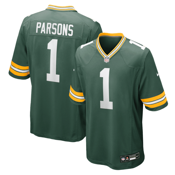 Custom Micah Parsons Green Bay Packers Game Jersey Green