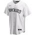 Custom Colorado Rockies Home Replica Custom Jersey White