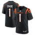 Custom Ja'Marr Chase Cincinnati Bengals Game Jersey Black