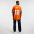 Custom Bo Nix Denver Broncos Mile High Collection 1977 Throwback Game Jersey Orange