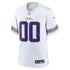 Custom Minnesota Vikings Custom Alternate Game Jersey White