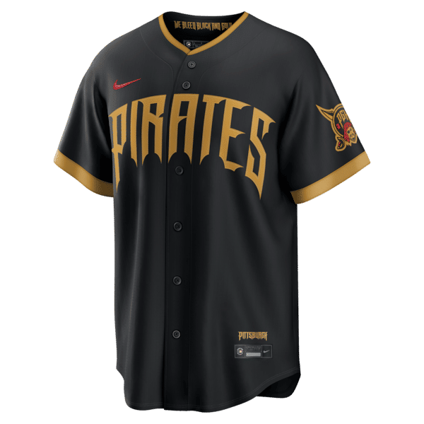 Custom Konnor Griffin Pittsburgh Pirates 2026 City Connect Stadium Jersey Black