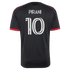 Customized Gabriel Pirani D.C. United 2026 Black-and-Red Kit Replica Jersey Black
