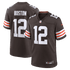Custom Denzel Boston Cleveland Browns Game Jersey Brown