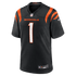 Custom Ja'Marr Chase Cincinnati Bengals Game Jersey Black