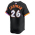 Custom Matt Chapman San Francisco Giants 2025 City Connect Limited Jersey Anthracite