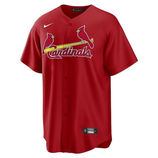 Custom St. Louis Cardinals Alternate Replica Team Jersey Red