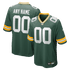 Custom Green Bay Packers Custom Game Jersey Green