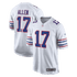 Custom Josh Allen Buffalo Bills Alternate Game Jersey White