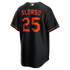Custom Pete Alonso Baltimore Orioles Alternate Replica Jersey Black