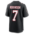 Custom Bijan Robinson Atlanta Falcons Game Jersey Black
