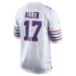 Custom Josh Allen Buffalo Bills Alternate Game Jersey White