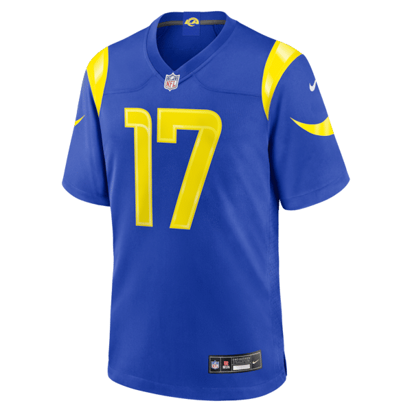 Custom Davante Adams Los Angeles Rams Game Jersey Royal