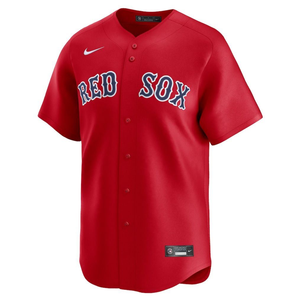 Custom Boston Red Sox Alternate Limited Custom Jersey Red