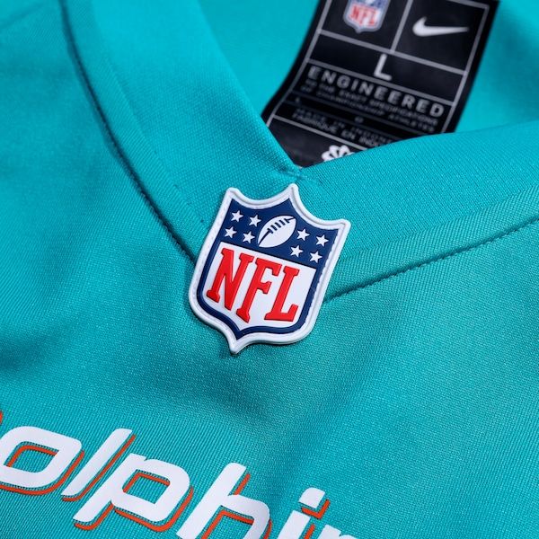 Custom Malik Willis Miami Dolphins Game Jersey Aqua