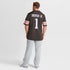 Custom KC Concepcion Cleveland Browns 2026 NFL Draft First Round Pick No. 24 Game Jersey Brown