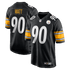 Custom T.J. Watt Pittsburgh Steelers Game Jersey Black