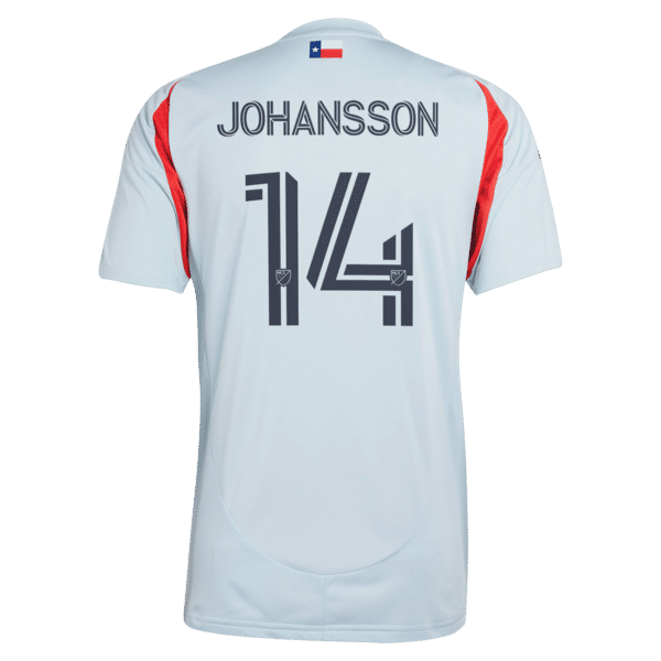Customized Herman Johansson FC Dallas 2025 The Inferno Kit Replica Jersey Light Blue