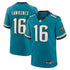Custom Trevor Lawrence Jacksonville Jaguars Game Jersey Teal