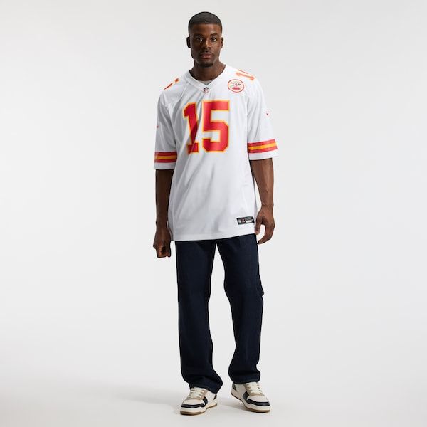Custom Patrick Mahomes Kansas City Chiefs Game Jersey White