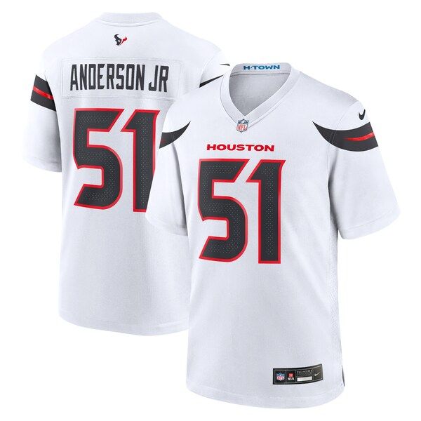 Custom Will Anderson Jr. Houston Texans Game Jersey White