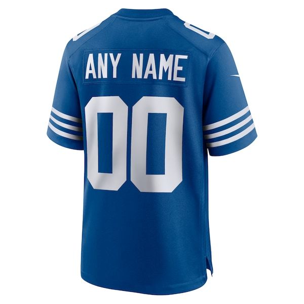 Custom Indianapolis Colts Alternate Custom Game Jersey Royal