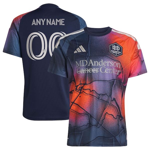 Customized Houston Dynamo FC 2026 Mission Control Replica Custom Jersey Blue