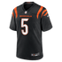 Custom Tee Higgins Cincinnati Bengals Game Jersey Black