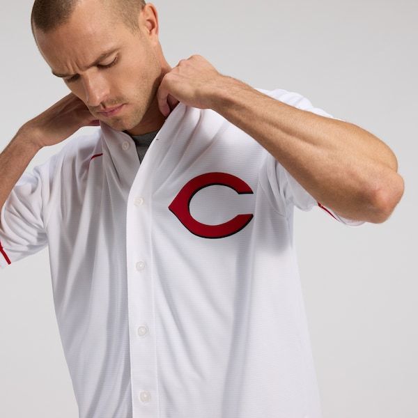 Custom Elly De La Cruz Cincinnati Reds Alternate 2 Replica Jersey White