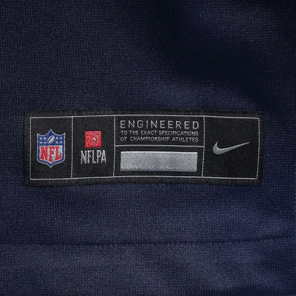 Custom Christian Gonzalez New England Patriots Game Jersey Navy