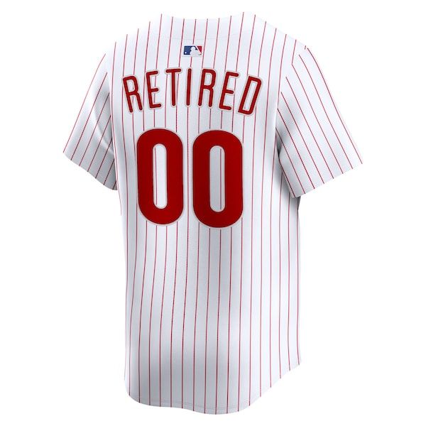 Custom Philadelphia Phillies Home Limited Pick-A-Player Retired Roster Jersey White