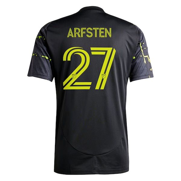 Customized Maximilian Arfsten Columbus Crew 2025 The Goosebumps Kit Replica Jersey Black