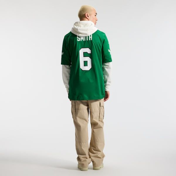 Custom DeVonta Smith Philadelphia Eagles Alternate Game Jersey Kelly Green