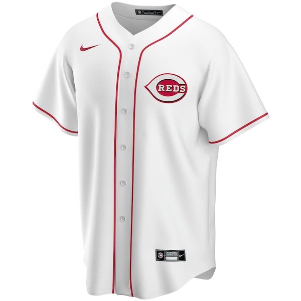 Custom Cincinnati Reds Home Replica Custom Jersey White