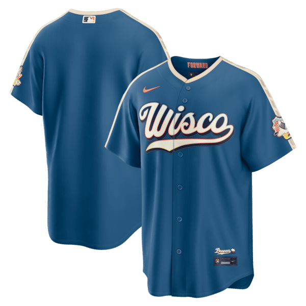 Custom Christian Yelich Milwaukee Brewers 2026 City Connect Stadium Jersey Mineral Blue