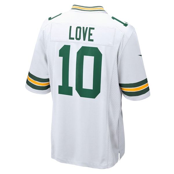 Custom Jordan Love Green Bay Packers Game Jersey White
