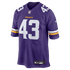 Custom Andrew Van Ginkel Minnesota Vikings Game Jersey Purple