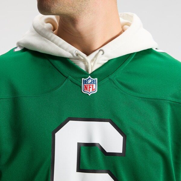 Custom DeVonta Smith Philadelphia Eagles Alternate Game Jersey Kelly Green
