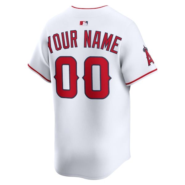 Custom Los Angeles Angels Home Limited Custom Jersey White