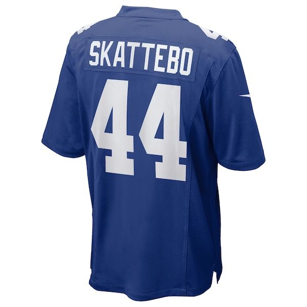 Custom Cam Skattebo New York Giants Game Jersey Royal