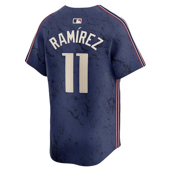 Custom José Ramírez Cleveland Guardians City Connect Limited Jersey Navy