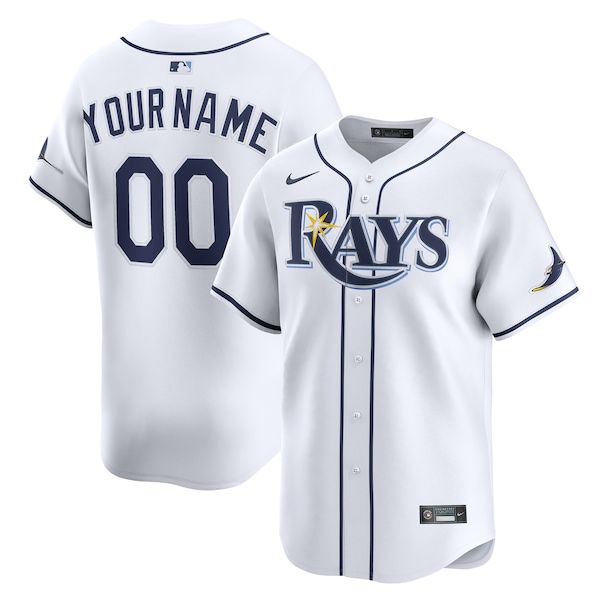 Custom Tampa Bay Rays Home Limited Custom Jersey White