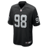 Custom Maxx Crosby Las Vegas Raiders Game Jersey Black