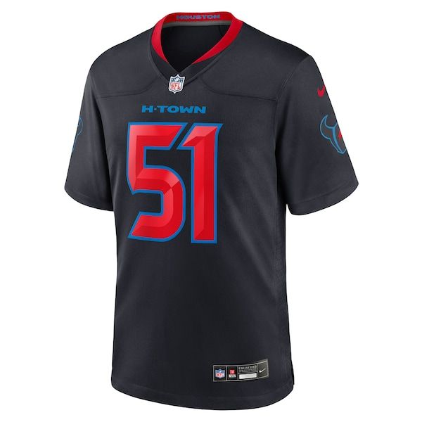 Custom Will Anderson Jr. Houston Texans Alternate Game Jersey Navy