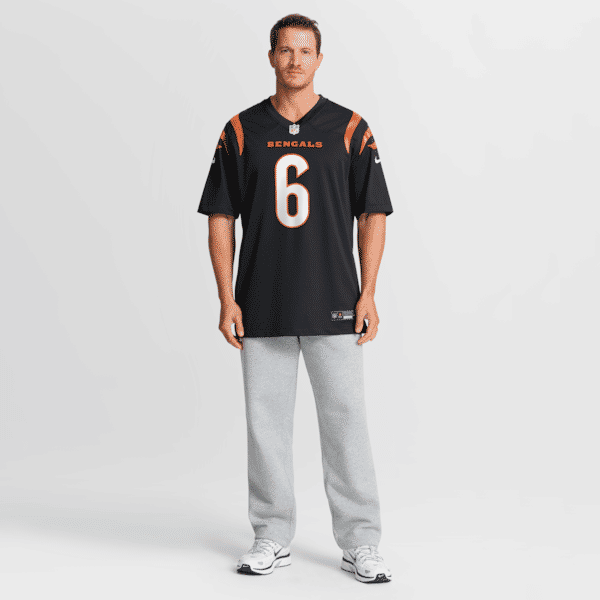 Custom Bryan Cook Cincinnati Bengals Game Jersey Black