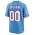 Custom Tennessee Titans Oilers Throwback Custom Game Jersey Light Blue