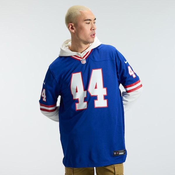Custom Cam Skattebo New York Giants Alternate 2 Legacy Game Jersey Royal