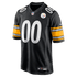 Custom Pittsburgh Steelers Custom Game Jersey Black