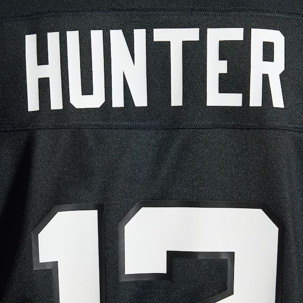 Custom Travis Hunter Jacksonville Jaguars Alternate Game Jersey Black