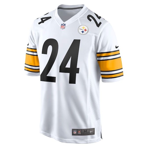 Custom Joey Porter Jr. Pittsburgh Steelers Away Game Jersey White